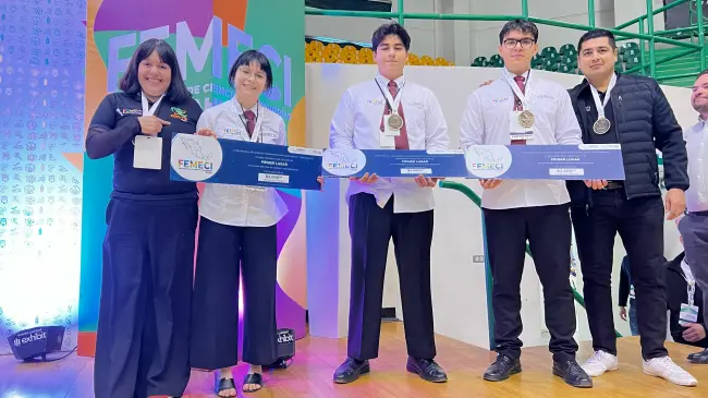 Alumnos de CECyTE Sinaloa ganan primer lugar en la Feria Mexicana de Ciencias e Ingenierías