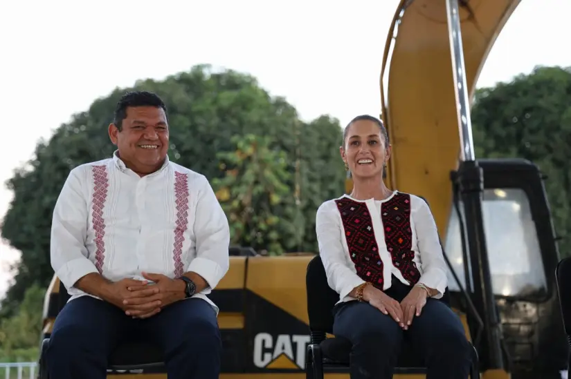 Presidenta Claudia Sheinbaum encabeza inicio de obra de la carretera Macuspana – Escárcega que conectará Tabasco, Campeche y Chiapas