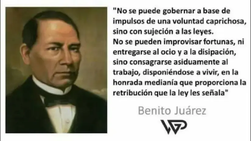 Benito Juárez. Foto: Pinterest.