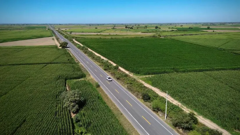 Carretera Guasave- Las Glorias. Foto: cortesía