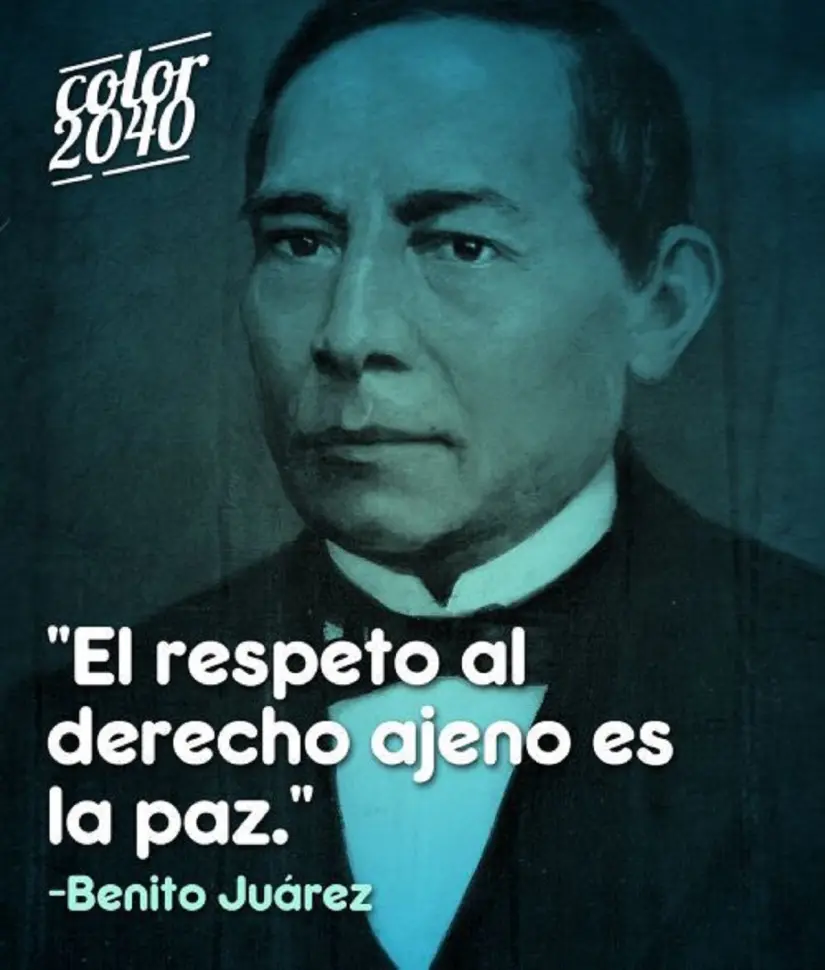 Benito Juárez. Foto: Pinterest.