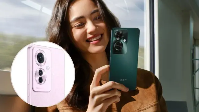 OPPO Reno11 F con pantalla AMOLED. Foto: Cortesía