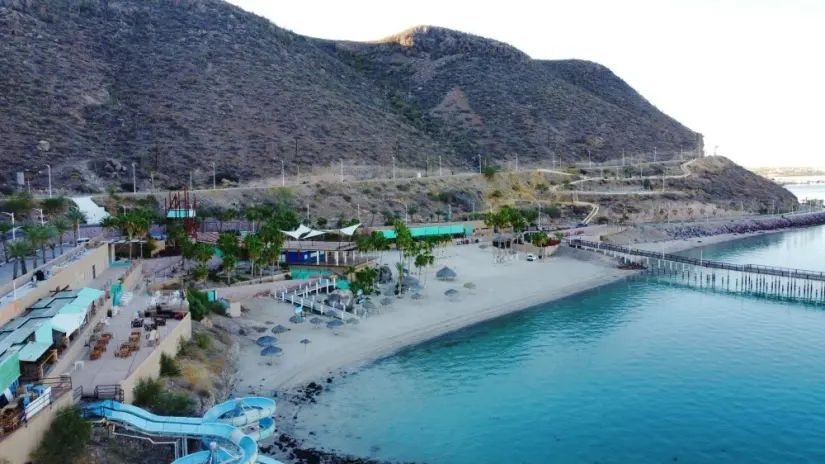 Playa El Coromuel, en Baja California Sur. Foto: Ayuntamiento de La Paz. 