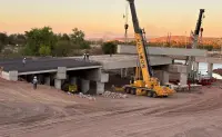 Fotos; así va la construcción del puente vehicular sobre el río Humaya; unirá el bulevar Sánchez Alonso con Santa Fe