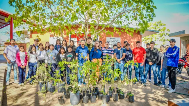 Jornada de reforestación en Ciénega de Casal. Foto: cortesía