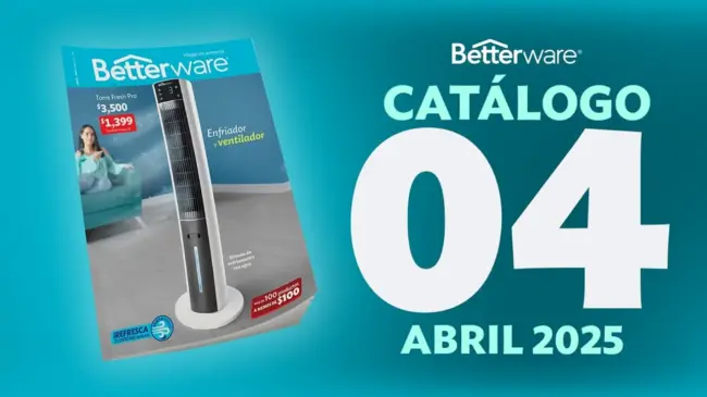 Nuevo cátalogo betterware abril 2025. Foto: Facebook Betterware México.
