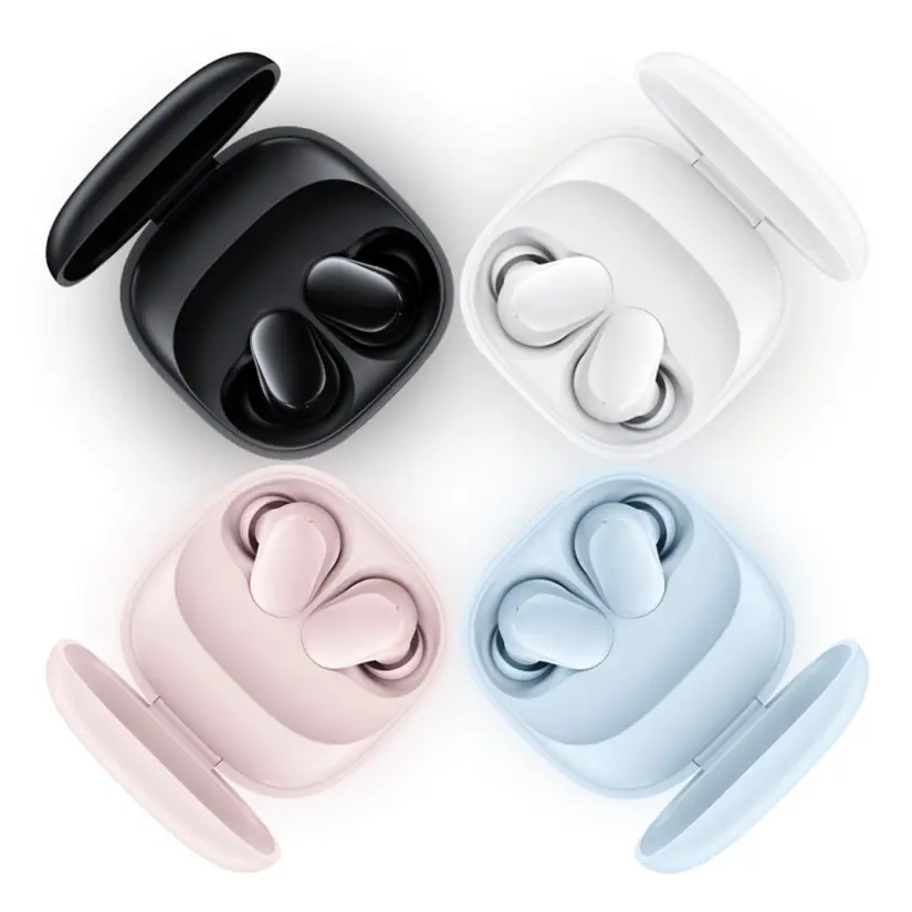 Auriculares Xiaomi Redmi Buds 6 Play incluyen cancelación de ruido para llamadas. Foto: Cortesía