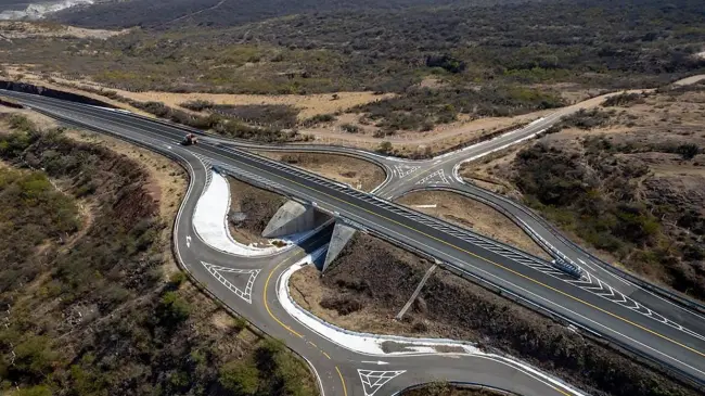 Disfruta de tu viaje llegando a tiempo utilizando la nueva carretera. Foto: Gob. de México