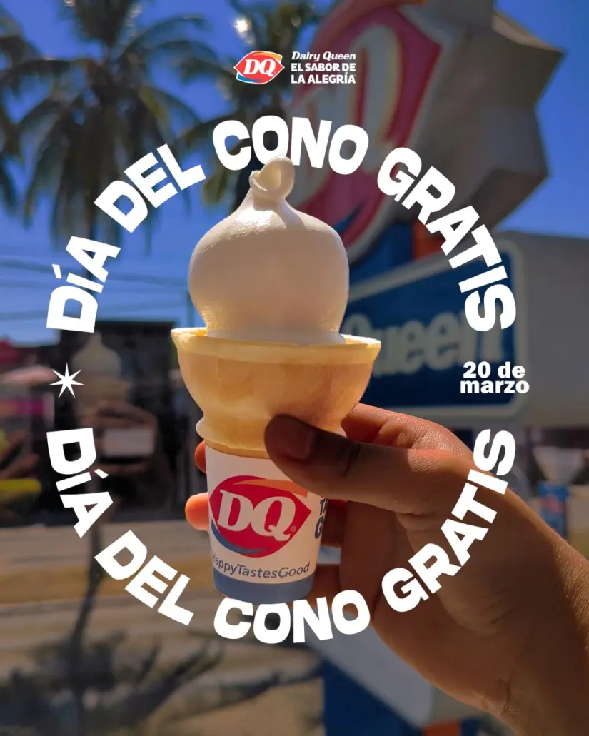 20 de marzo, Día del Cono Gratis en Dairy Queen. Foto: Cortesía