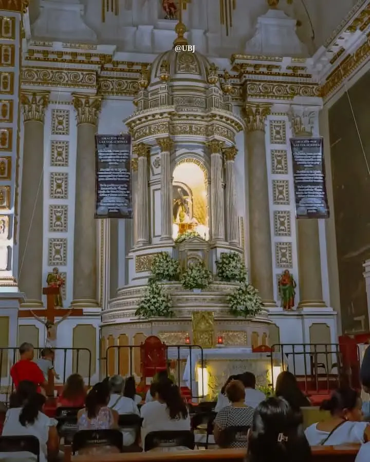 Interior del Santuario de Jesús de Nazaret Foto: Facebook