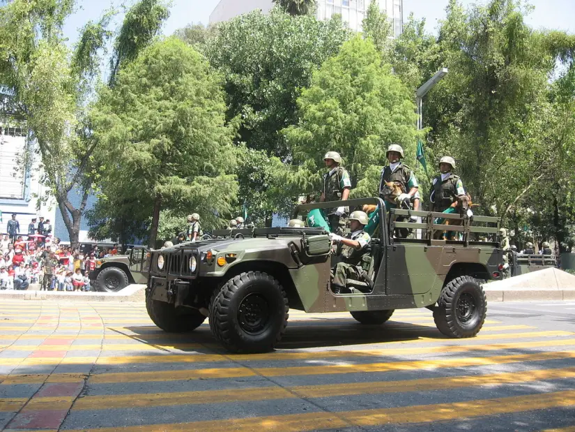 Humvee del Ejército Mexicano. Foto: Cortesía