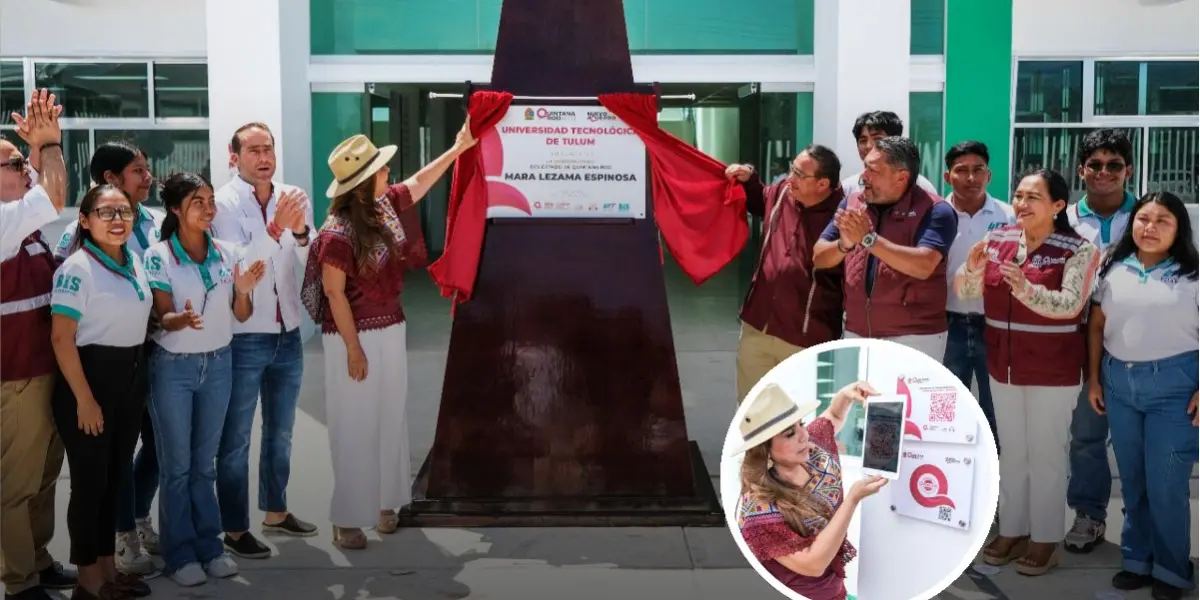 Inauguración de la primera institución de educación superior de la Universidad Tecnológico de Tulum en Quintana Roo