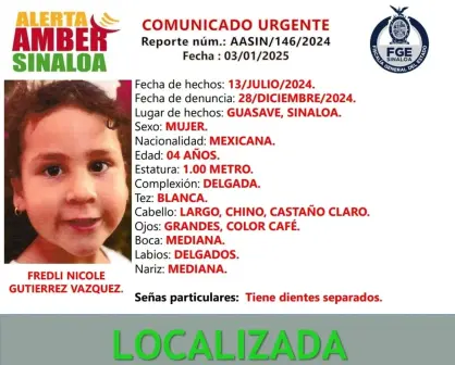 Encontrada sana y salva: Hallan a Fredli Nicole en Yucatán tras ocho meses de búsqueda