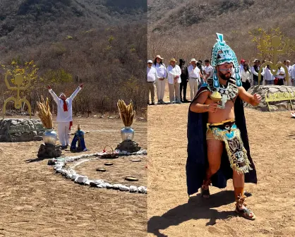 Así se vivió el ritual del Equinoccio de Primavera en los petroglifos de La Piedra Pintada, El Tecomate