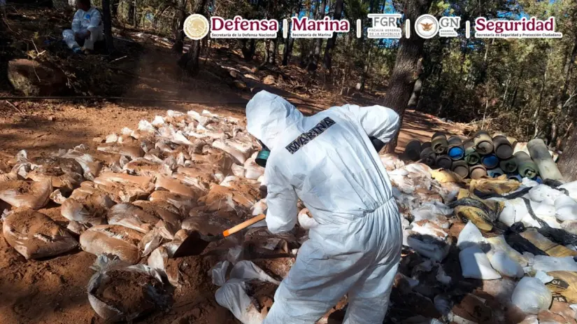 Autoridades desmantelan mega laboratorio de drogas sintéticas en Zacatecas