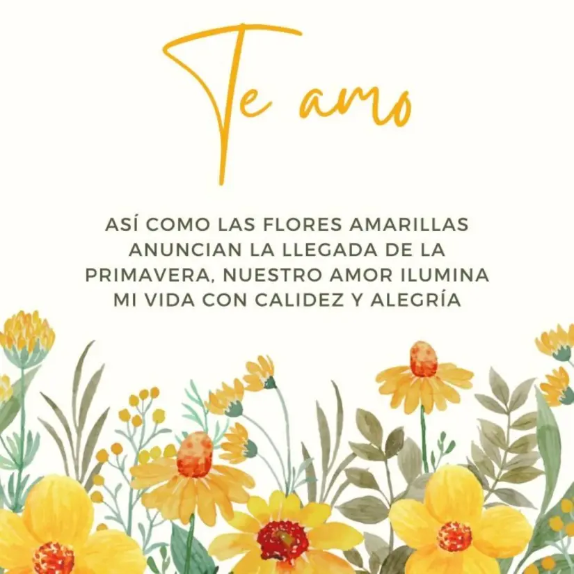 Imágenes para el Día de las Flores Amarillas. Foto: Pinteerest