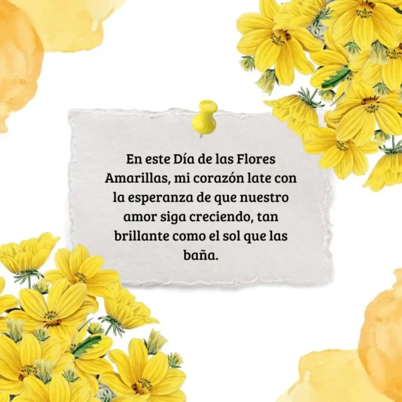 21 de marzo Día de las Flores Amarillas. Foto: Pinterest