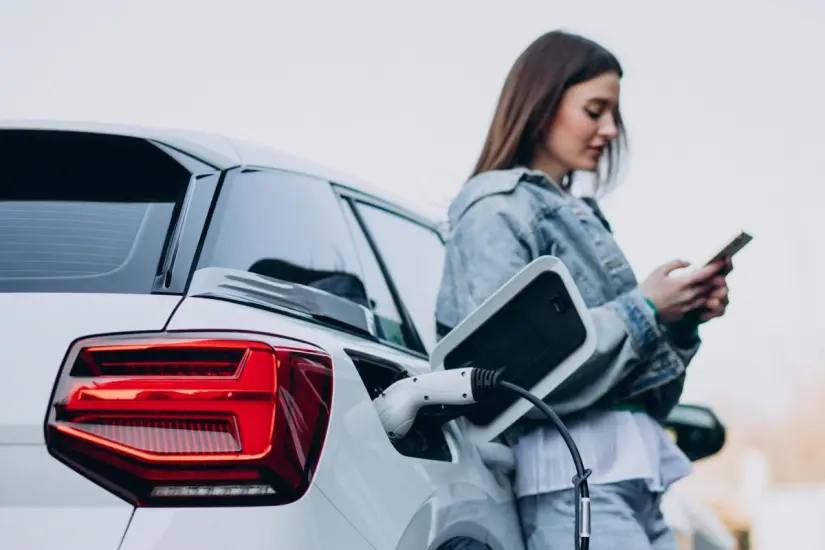 Cada día se fabrican más autos eléctricos. Foto: Freepik 