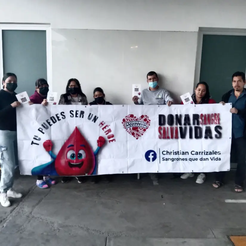 En Barrancos buscan crear conciencia sobre la donación de sangre.