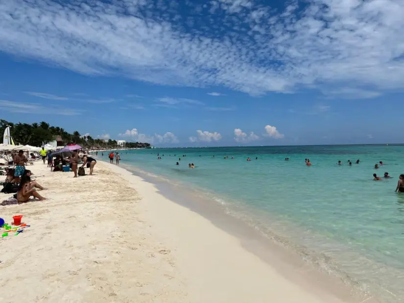 Playa Mamitas, en Playa del Carmen. Foto: Booking. 