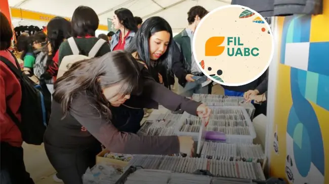 Ubicaciones de las las sedes y fechas en la FIL UABC 2025 Foto: Radar BC