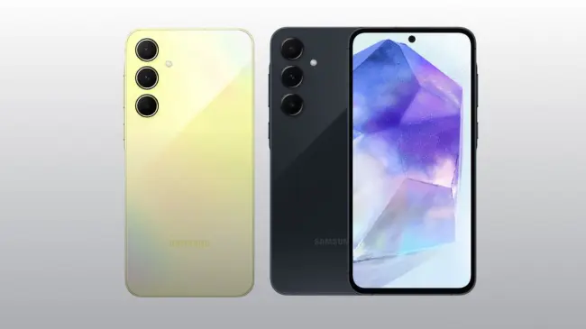 Samsung Galaxy A55 con altavoces estéreos y diseño atractivo. Foto: Cortesía