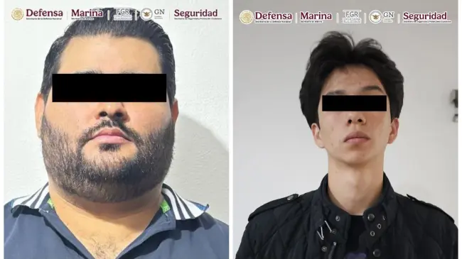 Durante la detención se confiscaron 20 kilos de cocaína y armamento pesado.