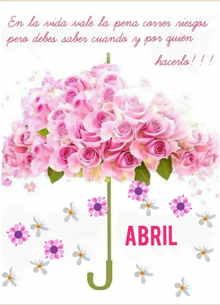 Portadas para recibir el mes de abril