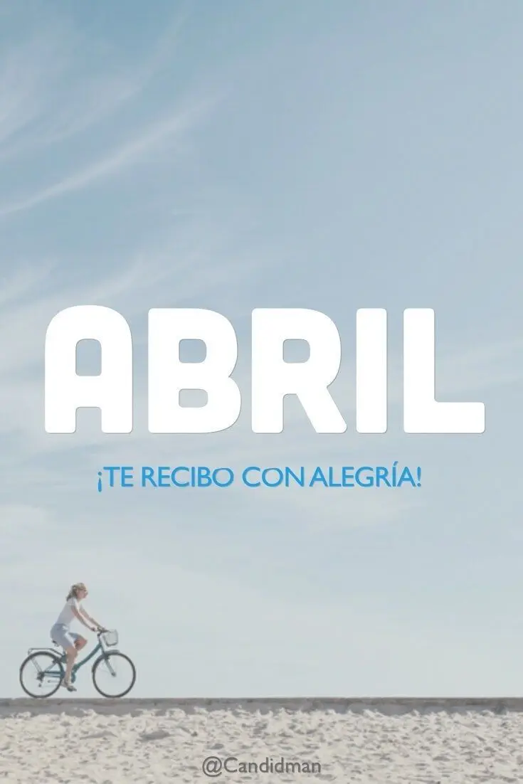 Portadas para recibir el mes de abril