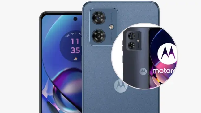 Motorola Moto G54 con pantalla OLED 6,5 pulgadas. Foto: Cortesía