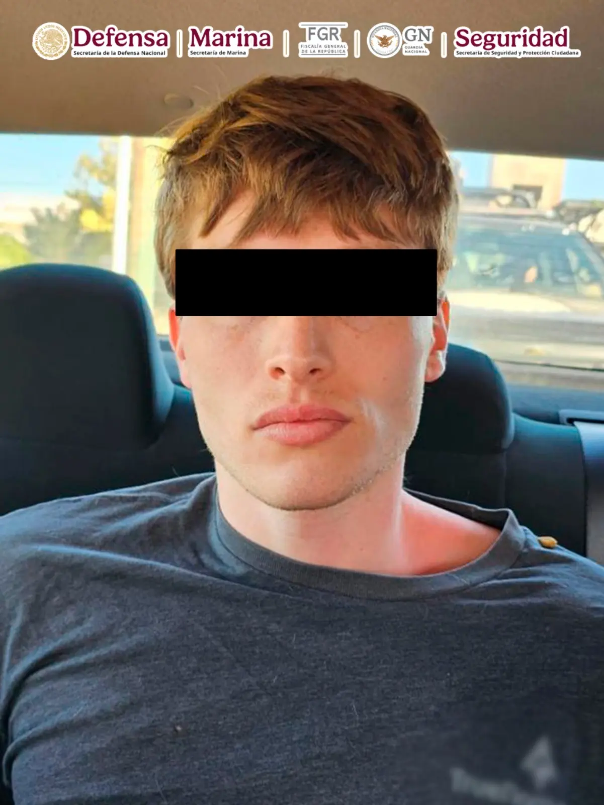 El detenido es de origen estadounidense. Foto: FGR