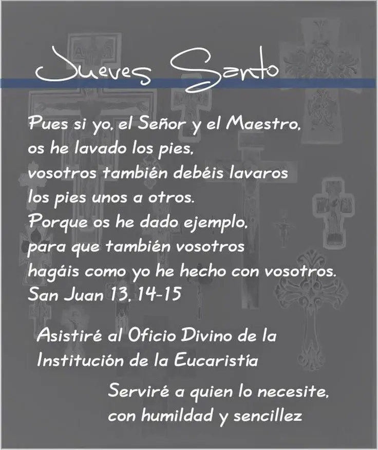 Aprovecha la noche del Jueves Santo para hacer oraciones. Foto: Pinterest.