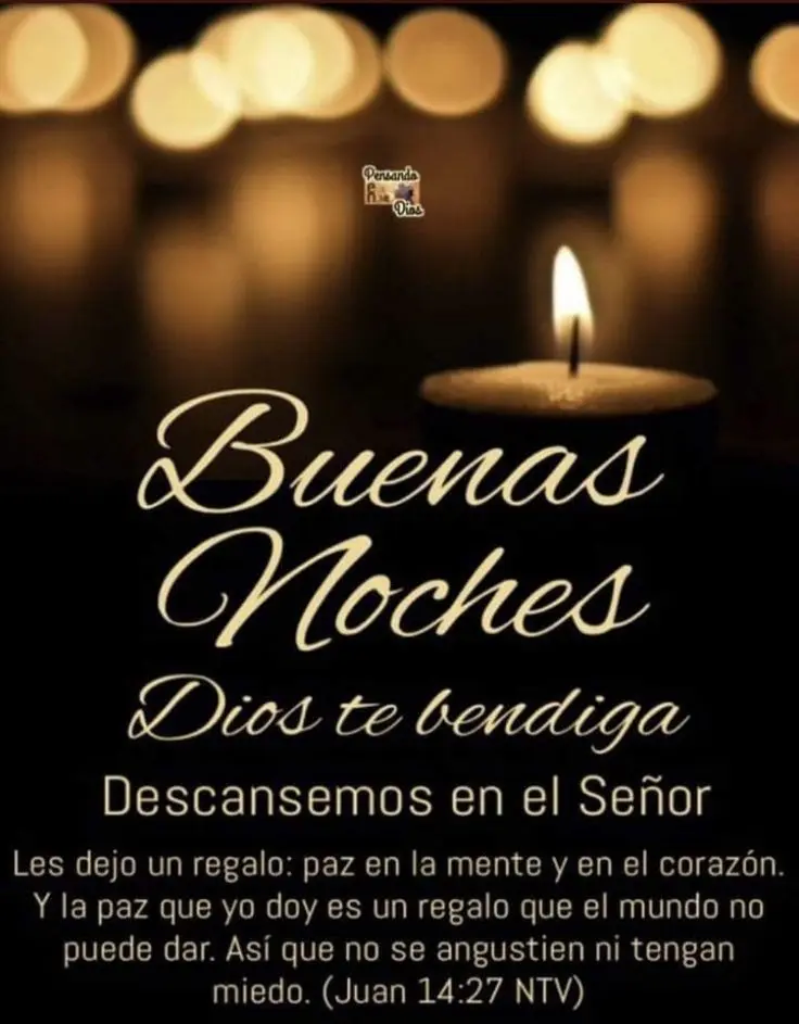 No te olvides de desear buenas noches este Viernes Santo. Foto: Pinterest.