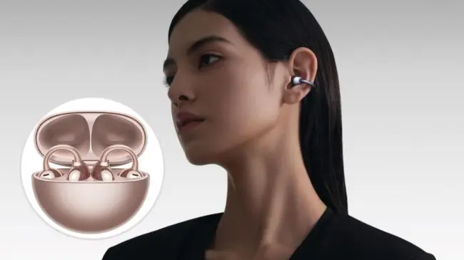 Auriculares Huawei FreeClip con diseño sofisticado. Foto: Cortesía