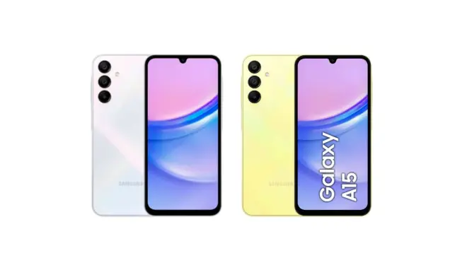 Samsung Galaxy A15 con pantalla resistente, tipo AMOLED. Foto: Cortesía