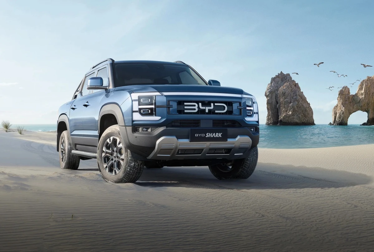 La BYD Shark combina potencia y sostenibilidad en una pickup. Foto: BYD