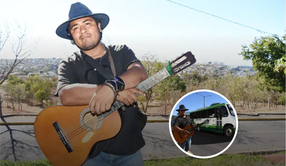 Cada acorde y cada melodía que interpreta llevan consigo la esencia de la dedicación de Ángel Jesús, mostrando cómo la música puede ser un refugio y una fuente de alegría para quienes lo escuchan. Foto: Lino Ceballos