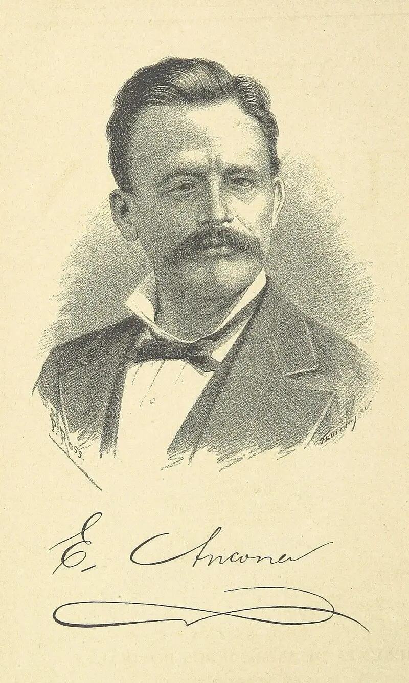 Retrato del escritor y litocola Eligio Alancona Foto: Wikipedia