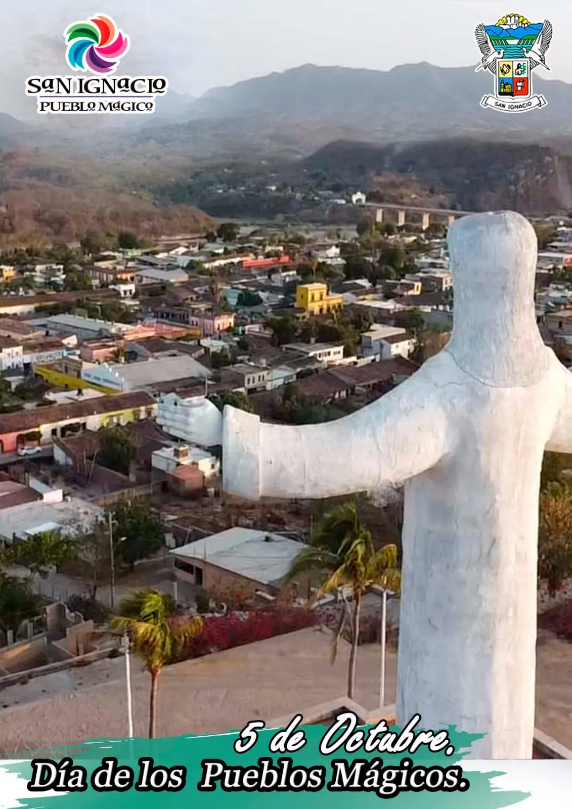 Cristo de la mesa, ubicado en San Ignacio, Sinaloa