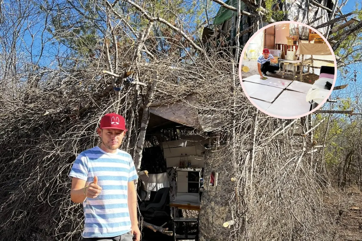 Rodrigo construyó si vivienda con sus propias manos. Fotos: San Benito Mocorito