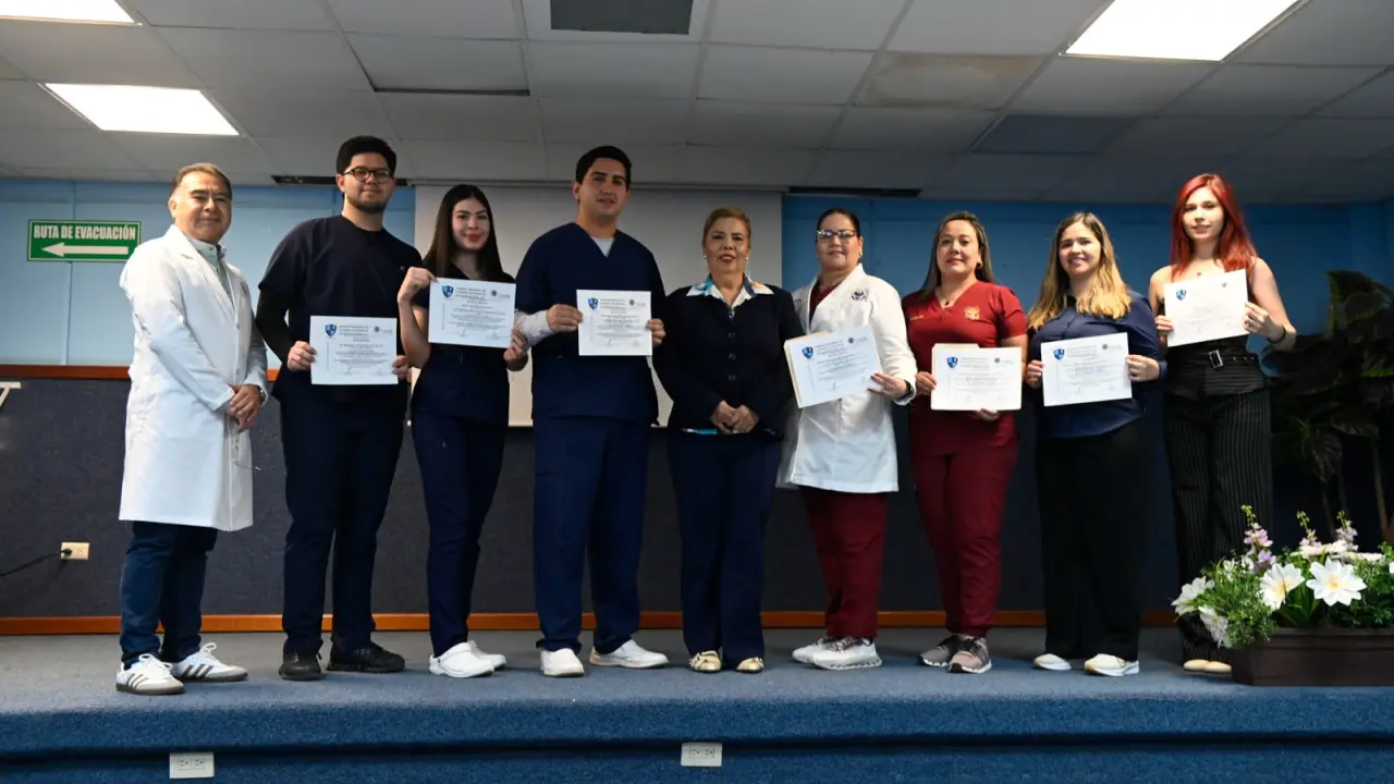 Participación de estudiantes de la UAS en el Congreso Nacional de Cuerpos Académicos en Odontología. Foto: cortesía