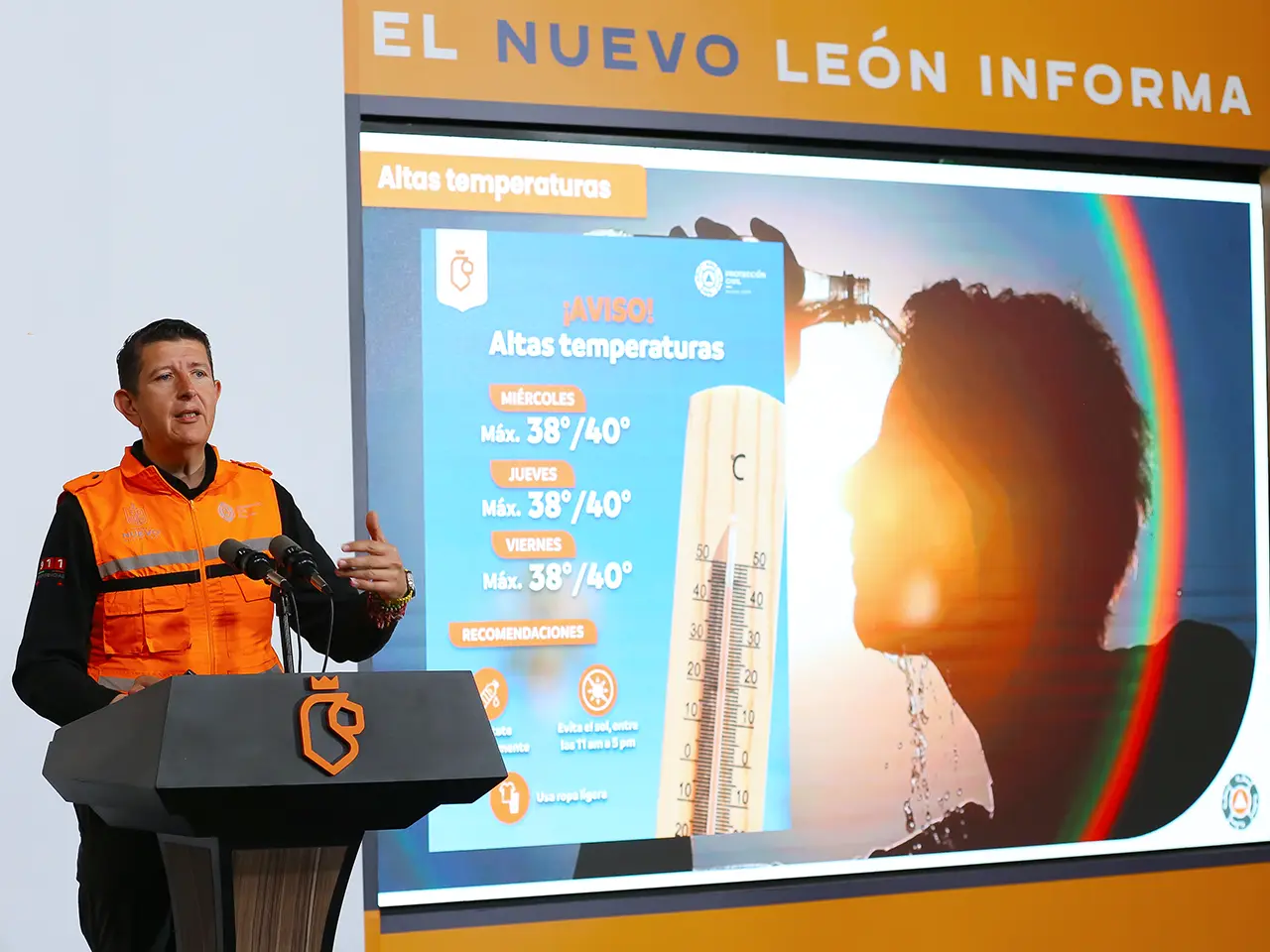 Monterrey se prepara para una intensa ola de calor con temperaturas de hasta 40°C, fuertes vientos y baja humedad.