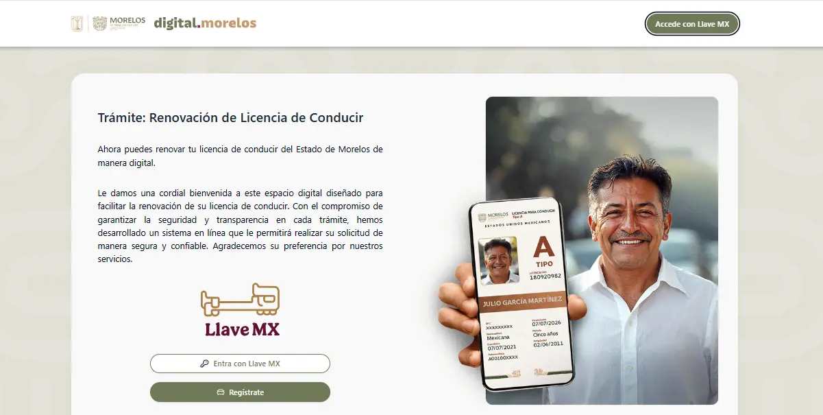 Todo lo que necesitas saber para renovar tu licencia de conducir en línea en Morelos. Foto: Cortesía.