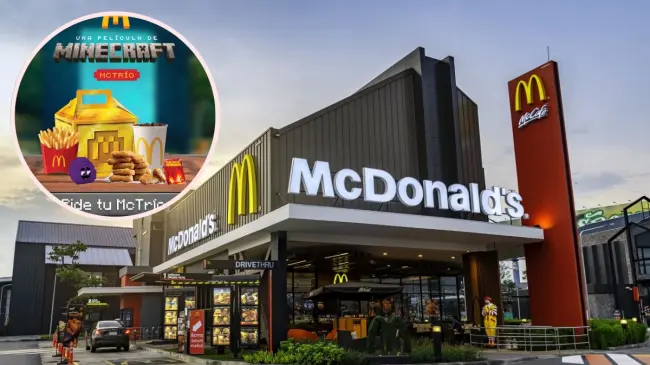 Hay dos colecciones de Minecraft en McDonalds: una para chicos y otra para grandes. Edición de foto: TBN