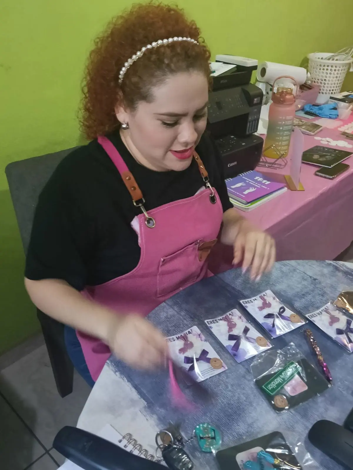 Lizbeth ha trabajado con fervor por este nuevo emprendimiento.
