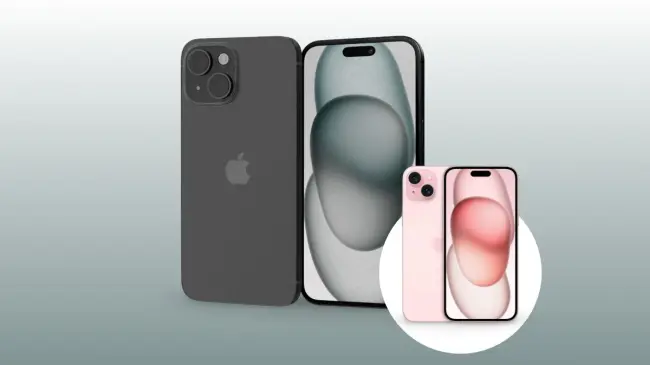 iPhone 15 incluye un pantalla de 6,1 pulgadas. Foto: Cortesía