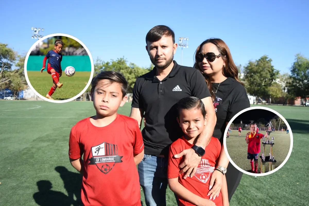 José Luis Mendívil e Isabel Robles, padres de Luis Ángel y Luis Mario, han sido fundamentales en el crecimiento futbolístico de sus hijos. Fotos de Lino Ceballos y cortesía.