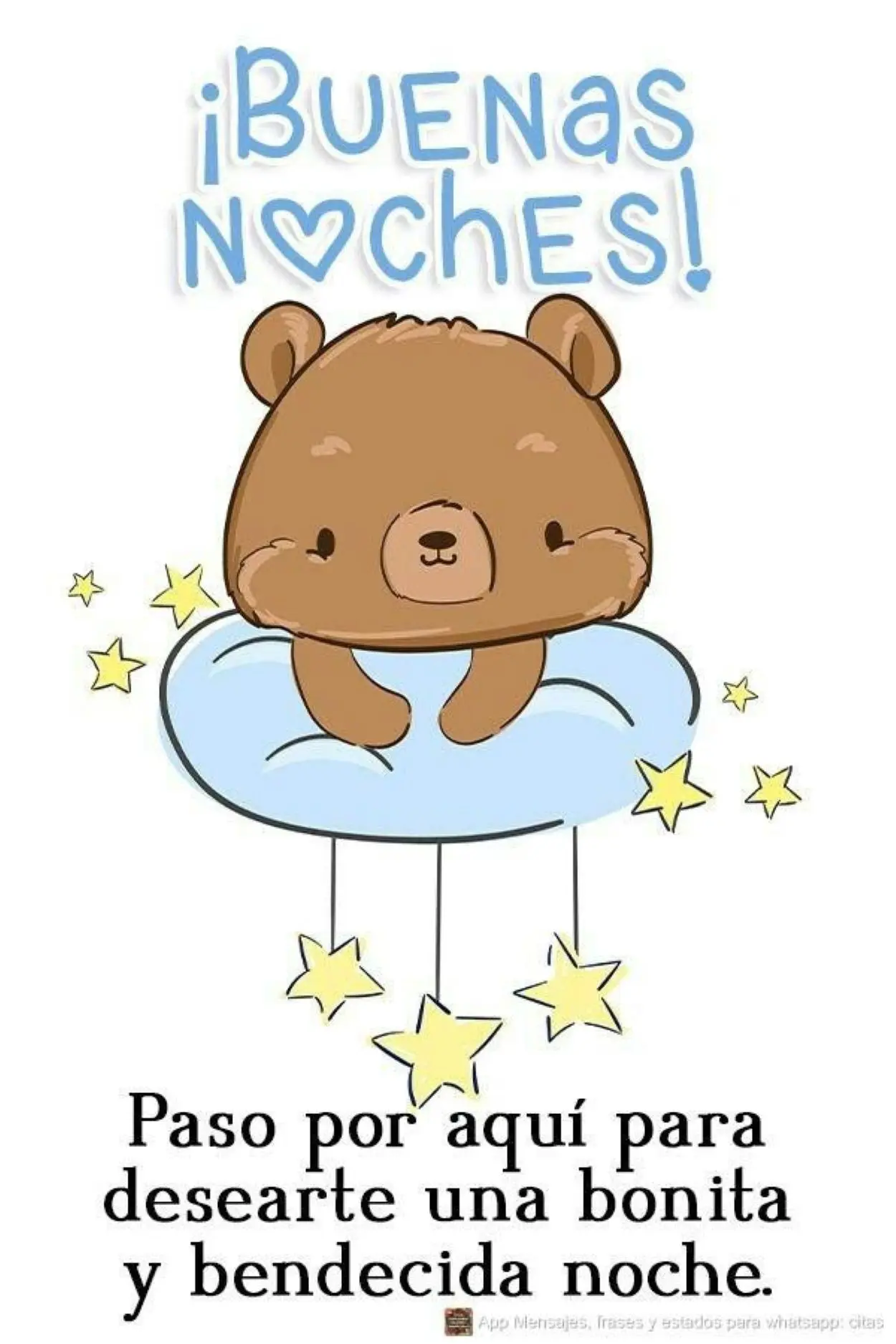Frases para dar las buenas noches. Foto: Pinterest