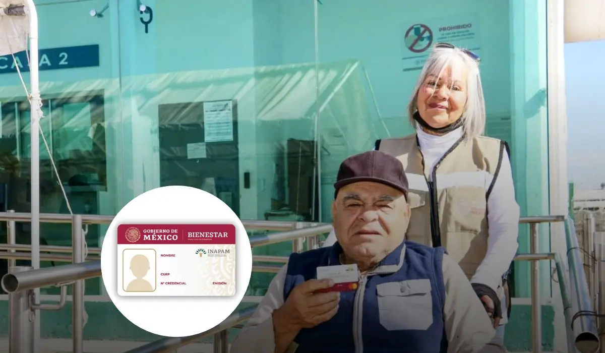 Adultos mayores con tarjeta INAPAM