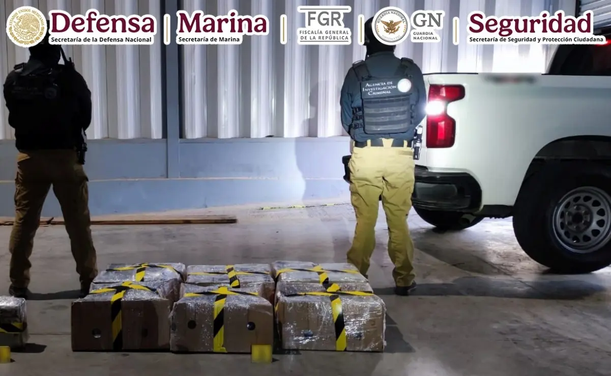 Los decomisos se efectuaron durante cateos en dos inmuebles en Rosarito, Baja California. Foto: SSPC